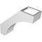 Ekena Millwork 3-in. W x 10-in. D x 10-in. H Imperial Architectural Grade PVC Knee Brace BRCP03X10X10IMP - alternate 3